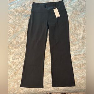 Calia Crop Flare Black Pants